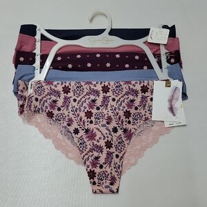 Jessica Simpson Floral Lace Tanga Fit Set
